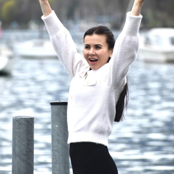 Portrait of Samira Kline, group coordinator and fusion cooking expert